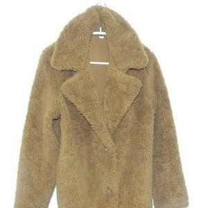 UNIGLO Teddy Coat XS/S OVERSIZED Faux Shearling